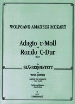 ADAGIO AND RONDO K617 for Glass Harmonica