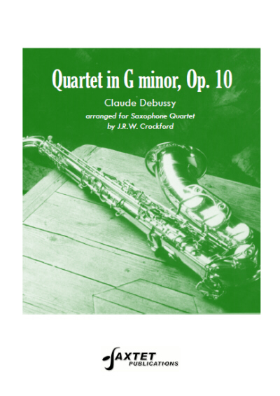 QUARTET in G minor Op.10 (score & parts)