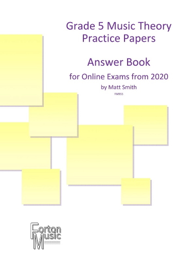 GRADE 5 MUSIC THEORY PRACTICE PAPERS ANSWER BOOK