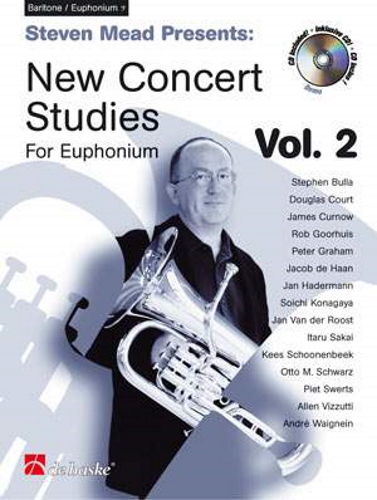 NEW CONCERT STUDIES FOR EUPHONIUM  Volume 2 + CD (bass clef)