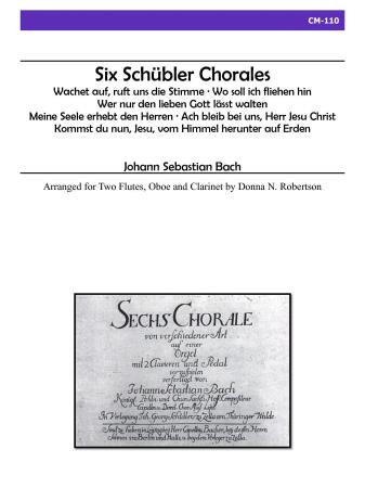SIX SCHUBLER CHORALES