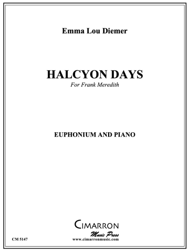 HALCYON DAYS (treble/bass clef)