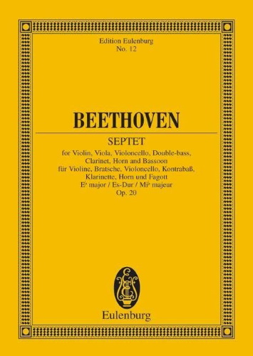 SEPTET in Eb major Op.20 (miniature score)