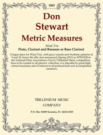 METRIC MEASURES score & parts