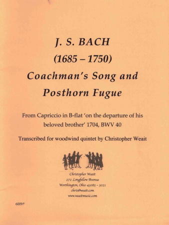 COACHMAN'S SONG AND POSTHORN FUGUE