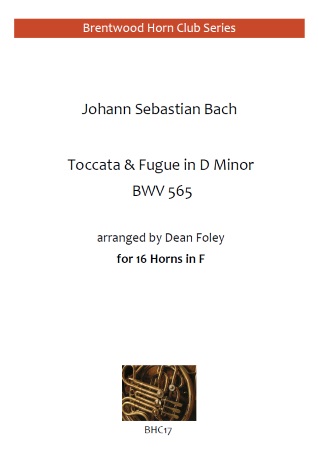 TOCCATA AND FUGUE in D minor BWV 565 (score & parts)