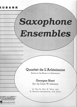 QUARTET DE L'ARLESIENNE (score & parts)