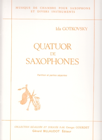 QUATUOR DE SAXOPHONES (score & parts)