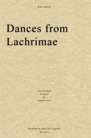 DANCES FROM LACHRIMAE (score & parts)