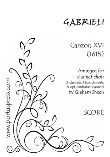 CANZON XVI (1615)  (score & parts)