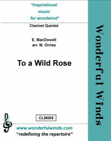 TO A WILD ROSE score & parts