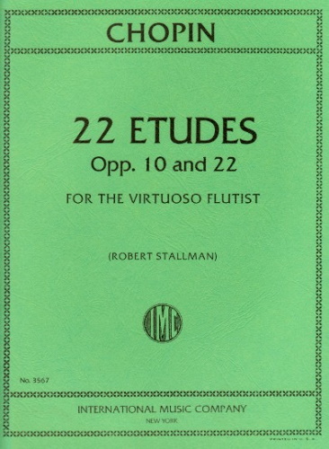 22 ETUDES Op.10 & Op.22 for the Virtuoso Flutist