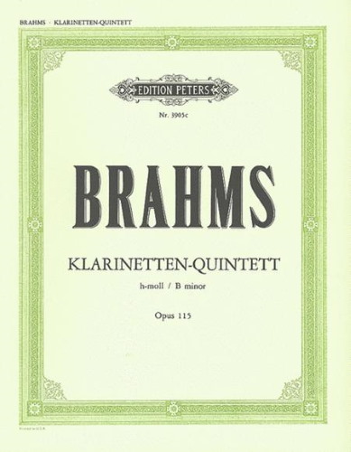 CLARINET QUINTET in B minor Op.115 (set of parts)