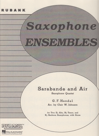 SARABANDE AND AIR (score & parts)