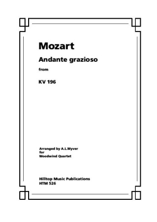 ANDANTE GRAZIOSO from KV196 (score & parts)