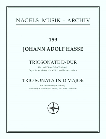 TRIO SONATA in D major (score & parts)
