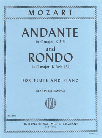 ANDANTE in C major K315 & RONDO in D major KA184