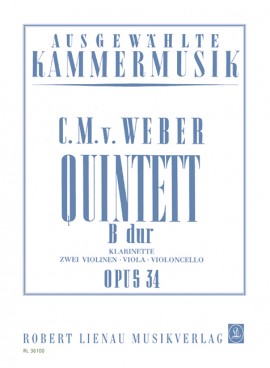 QUINTET Op.34 in Bb major (set of parts)