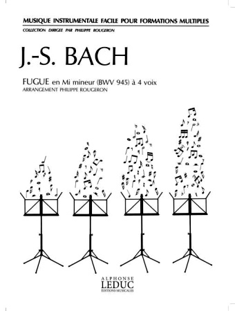 FUGUE in e minor BWV945 score & 30 parts