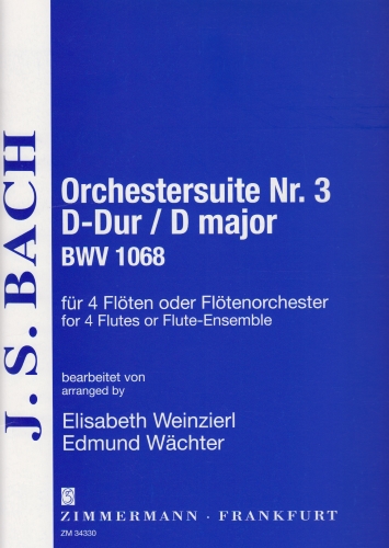 ORCHESTRAL SUITE No.3 BWV 1068