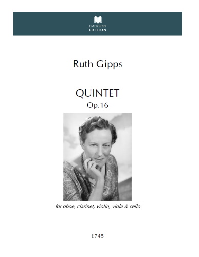 QUINTET Op.16 (score & parts)