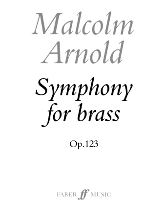 SYMPHONY FOR BRASS Op.123 (A4 score)