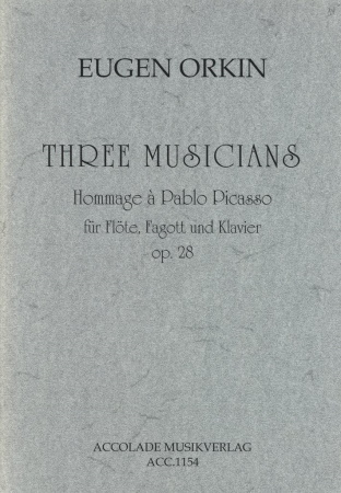 THREE MUSICIANS Hommage a Pablo Picasso Op.28 score & parts