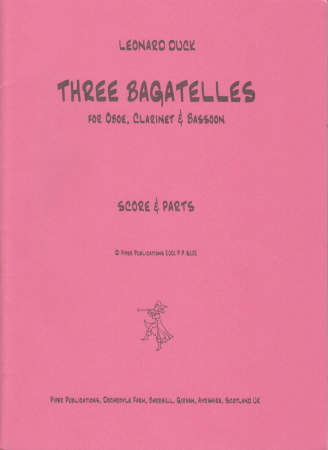 THREE BAGATELLES score & parts