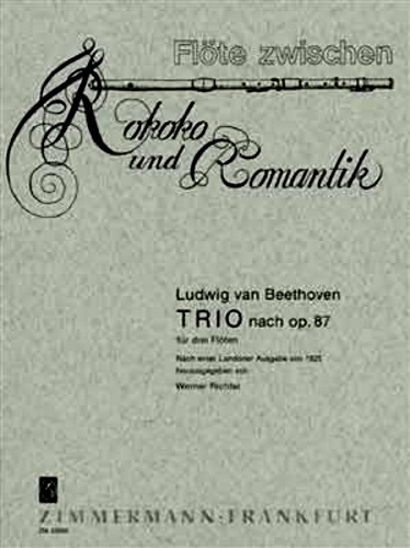 TRIO in D from Op.87 (set of parts)