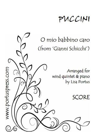 O MIO BABBINO CARO (score & parts)
