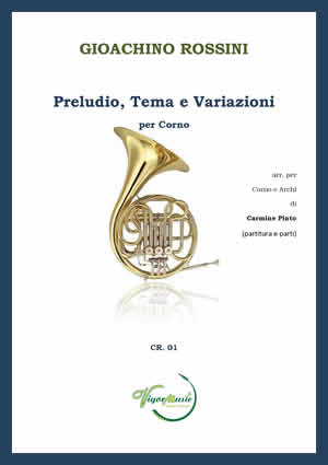 PRELUDIO, TEMA E VARIAZIONI (score & parts)