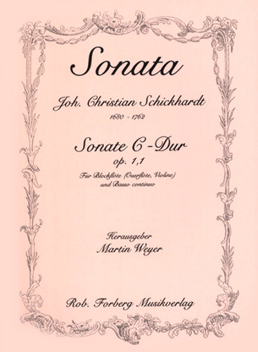 SONATA in C Op.1/1 (18th century)