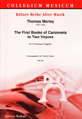 THE FIRST BOOKE OF CANZONETS TO TWO VOYCES