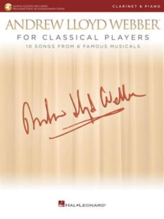 ANDREW LLOYD WEBBER for Classical Players + Online Audio