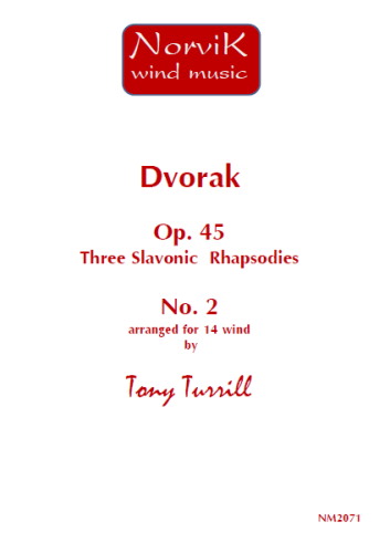 SLAVONIC RHAPSODY Op.45 No.2 (score & parts)