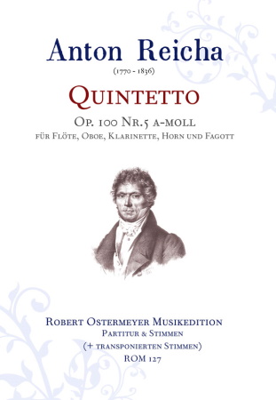QUINTET Op.100 No.5 in A minor score & parts