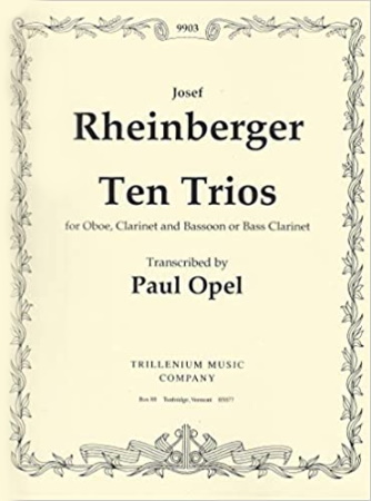 TEN TRIOS Op.49 score & parts