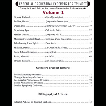 ESSENTIAL ORCHESTRAL EXCERPTS Volume 1