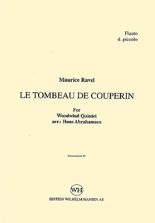 LE TOMBEAU DE COUPERIN (set of parts)