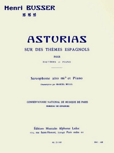 ASTURIAS on Spanish Themes Op.84