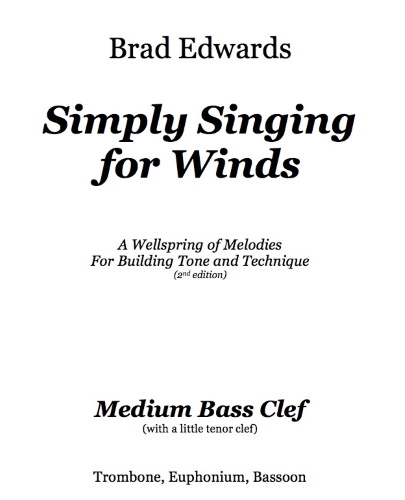 LIP SLURS Sheet Music | Edwards, Brad at June Emerson Wind Music