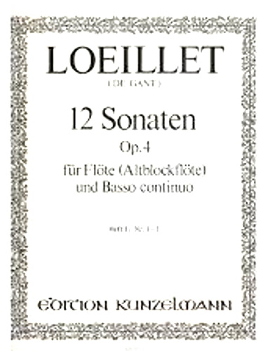 TWELVE SONATAS Op.4 Volume 1