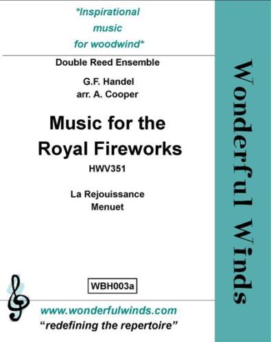 MUSIC FROM THE ROYAL FIREWORKS (score & parts)