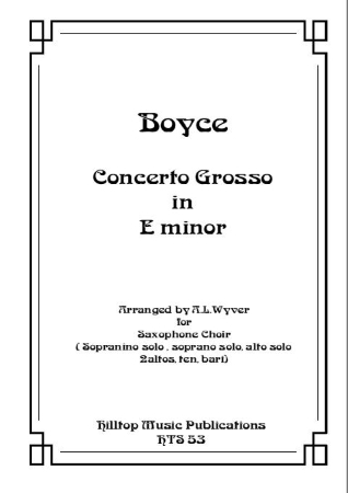CONCERTO GROSSO in E minor