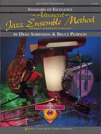 STANDARD OF EXCELLENCE Advanced Jazz Ensemble Method + CD 2nd alto sax