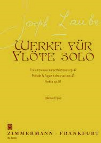 WORKS FOR SOLO FLUTE