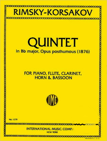 QUINTET in Bb major, Op.post. (piano score & parts)