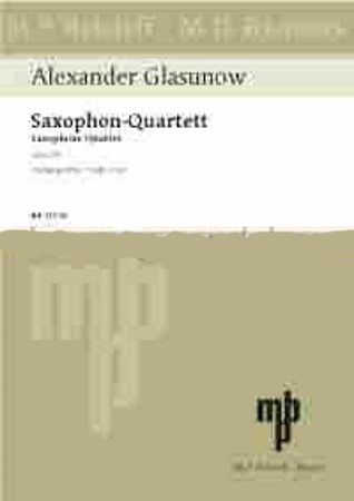 SAXOPHONE QUARTET in Bb major, Op.109 (set of parts)