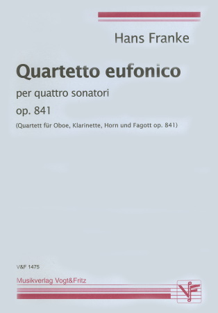 QUARTETTO EUFONICO Op.841 score & parts