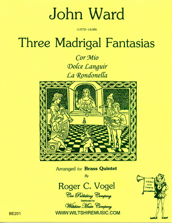 THREE MADRIGAL FANTASIAS score & parts